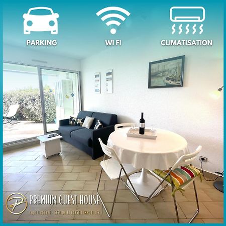 Appartement Pgh N26 - Premiere Ligne, Jardin Et Parking Prive à La Grande Motte Extérieur photo